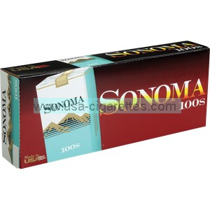 Sonoma Menthol Green 100's cigarettes